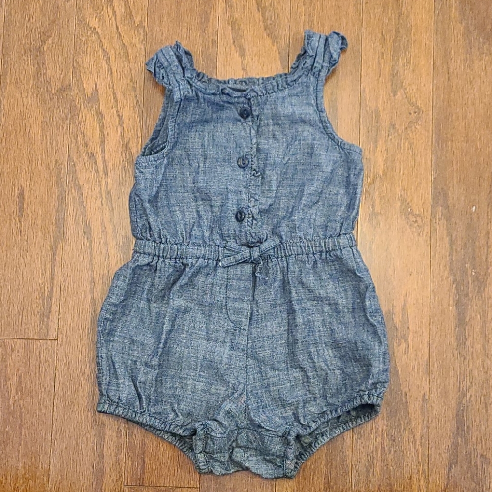 Chambray romper